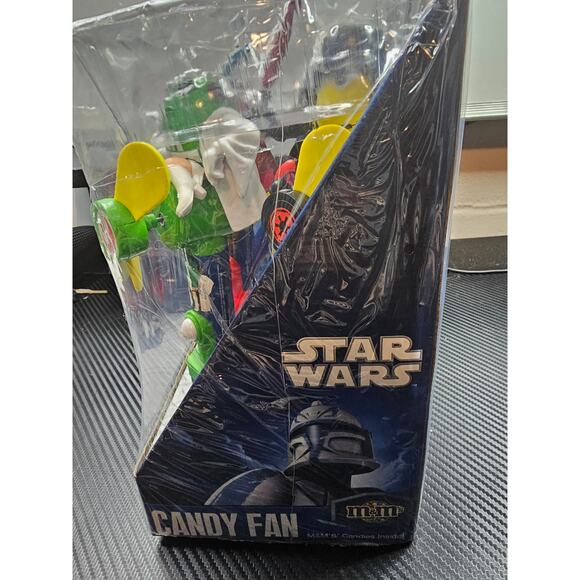 Star Wars M&M 4 character Candy Dispenser Portable Spinning Handheld Fans - Picture 2 of 6